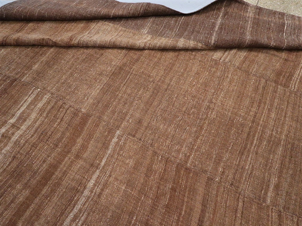 Vintage Turkish Flatweave Kilim Room Size Carpet, No.33078 - Gss