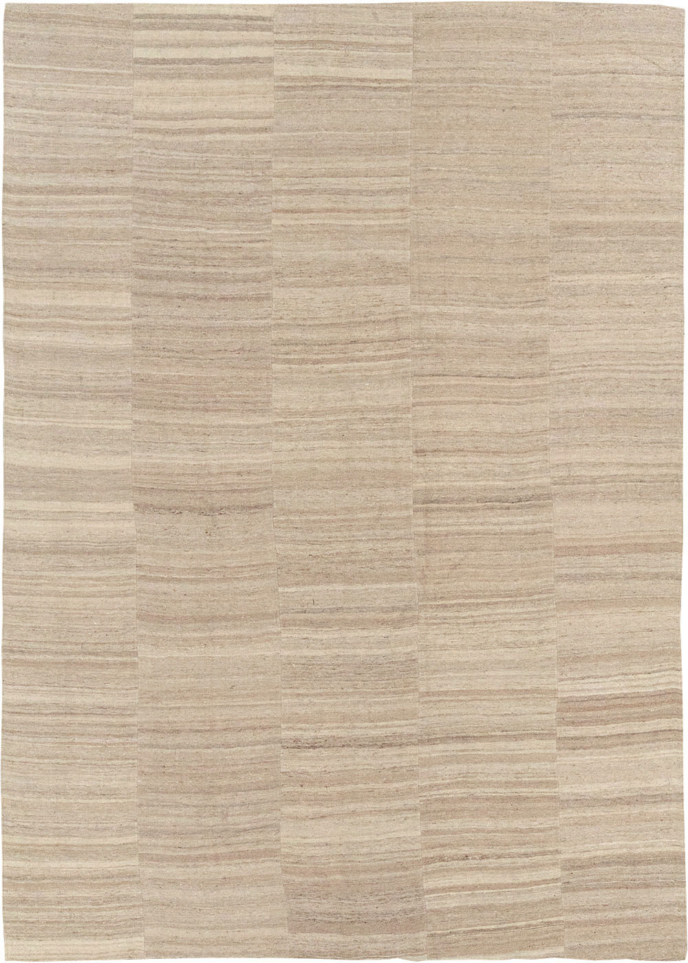 Vintage Turkish Flatweave Kilim Room Size Carpet, No.33079 - Gss