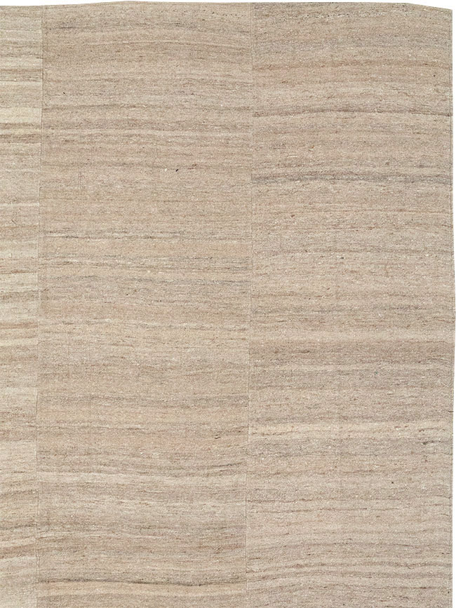 Vintage Turkish Flatweave Kilim Room Size Carpet, No.33079 - Gss