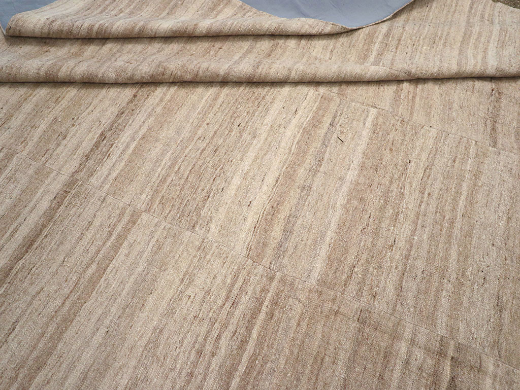 Vintage Turkish Flatweave Kilim Room Size Carpet, No.33079 - Gss