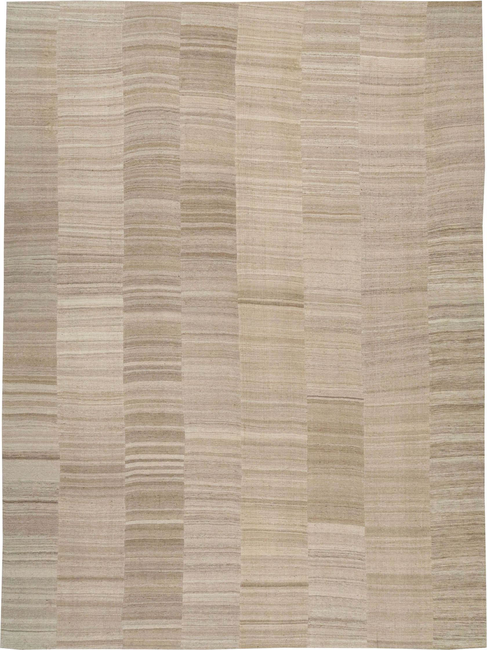 Vintage Turkish Flatweave Kilim Oversize Carpet, No.33086 - Gss