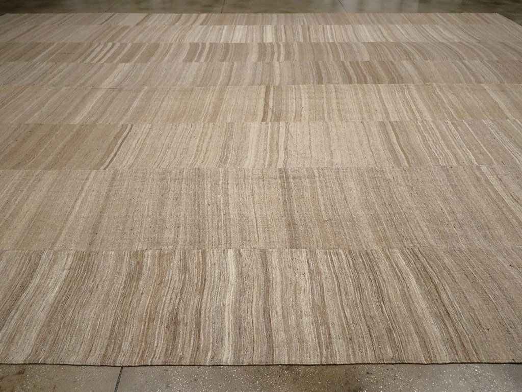 Vintage Turkish Flatweave Kilim Oversize Carpet, No.33086 - Gss