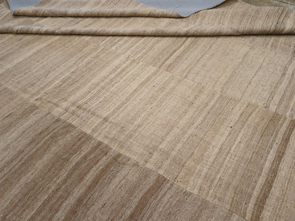 Vintage Turkish Flatweave Kilim Oversize Carpet, No.33086 - Gss