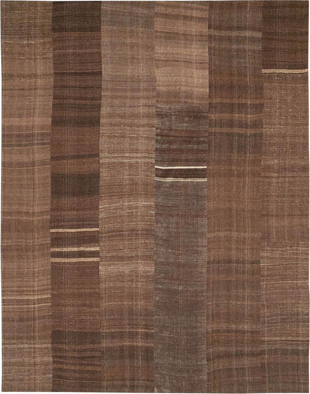 Vintage Turkish Flatweave Kilim Room Size Carpet, No.33100 - Gss