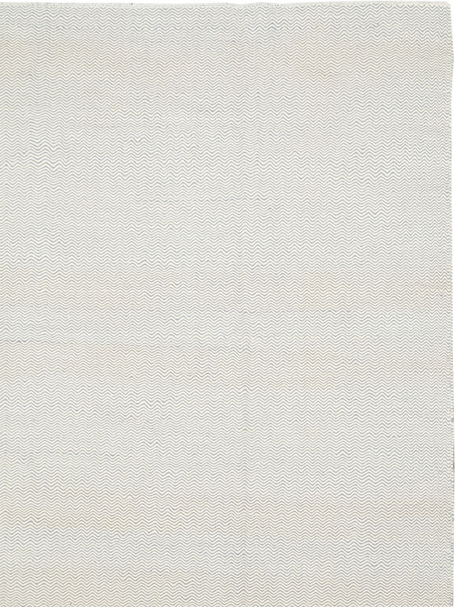 Vintage Turkish Flatweave Kilim Room Size Carpet, No.33111 - Gss