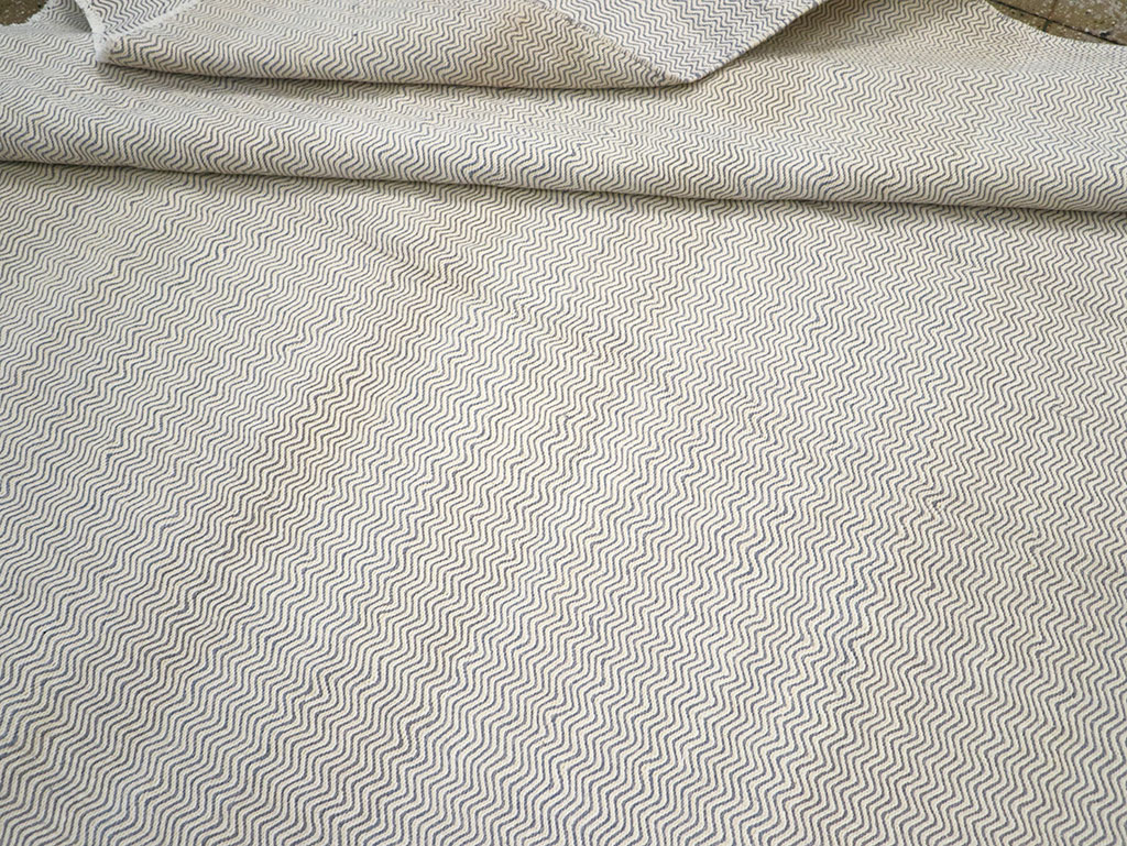 Vintage Turkish Flatweave Kilim Room Size Carpet, No.33111 - Gss