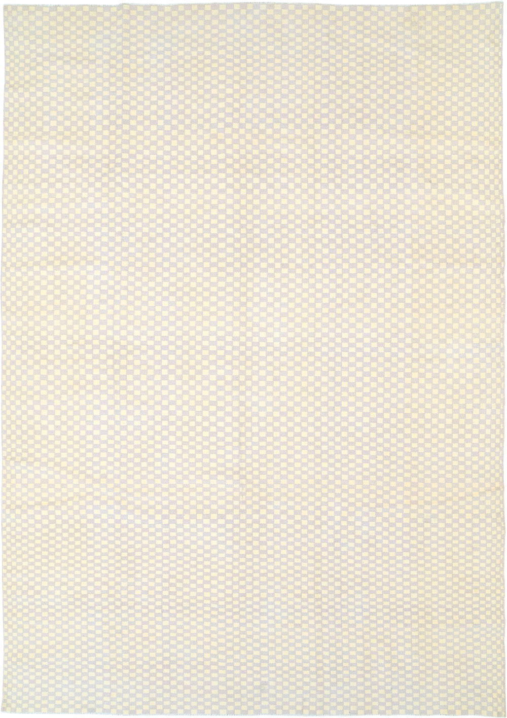 Vintage Turkish Flatweave Kilim Room Size Carpet, No.33112 - Gss