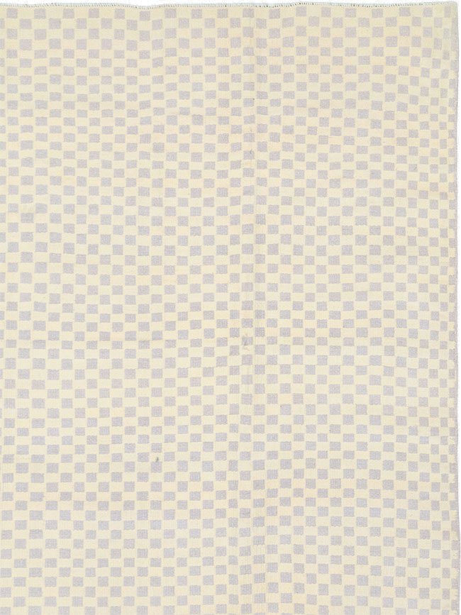 Vintage Turkish Flatweave Kilim Room Size Carpet, No.33112 - Gss