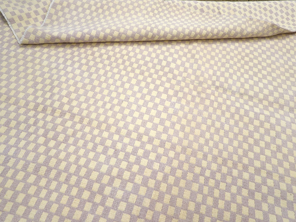 Vintage Turkish Flatweave Kilim Room Size Carpet, No.33112 - Gss