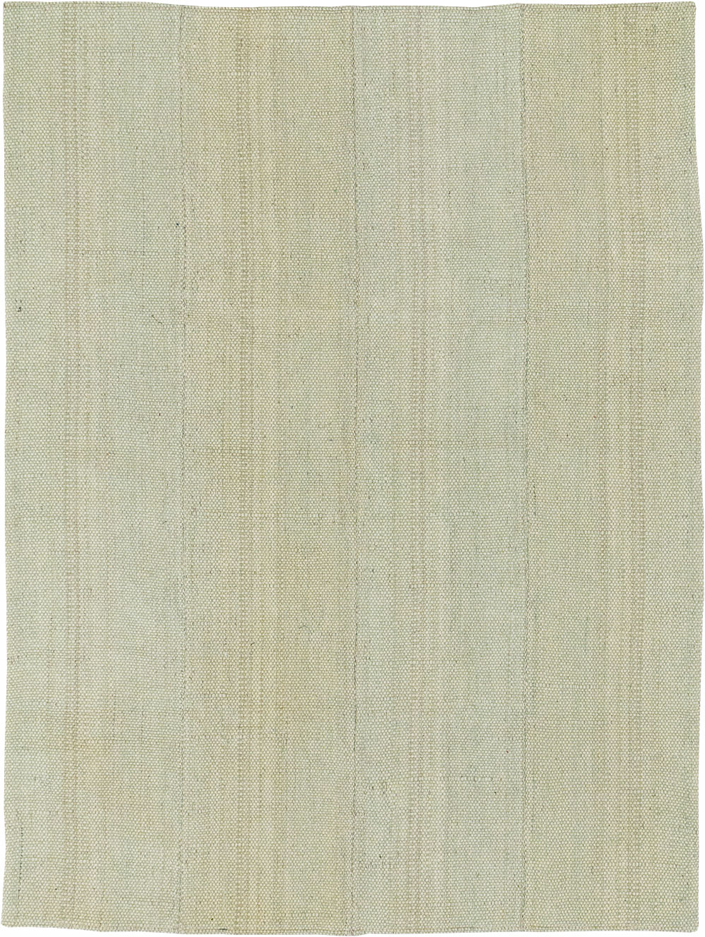 Modern Turkish Flatweave Accent Carpet, No.33115 - Gss