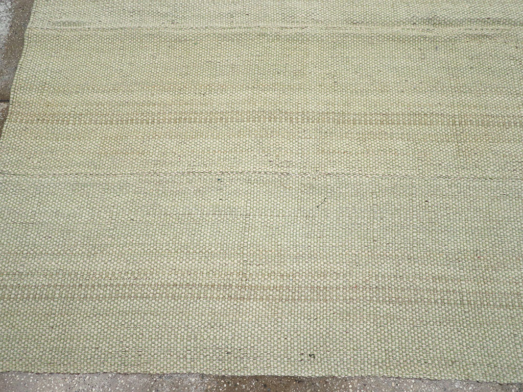 Modern Turkish Flatweave Accent Carpet, No.33115 - Gss