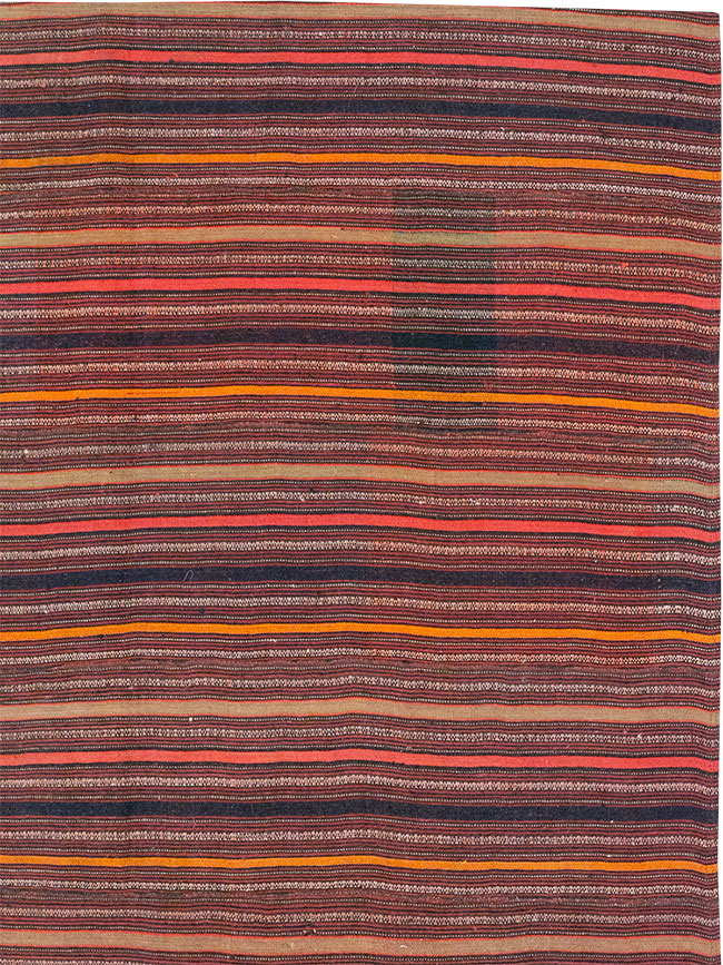 Vintage Turkish Flatweave Kilim Rug, No.33121 - Gss