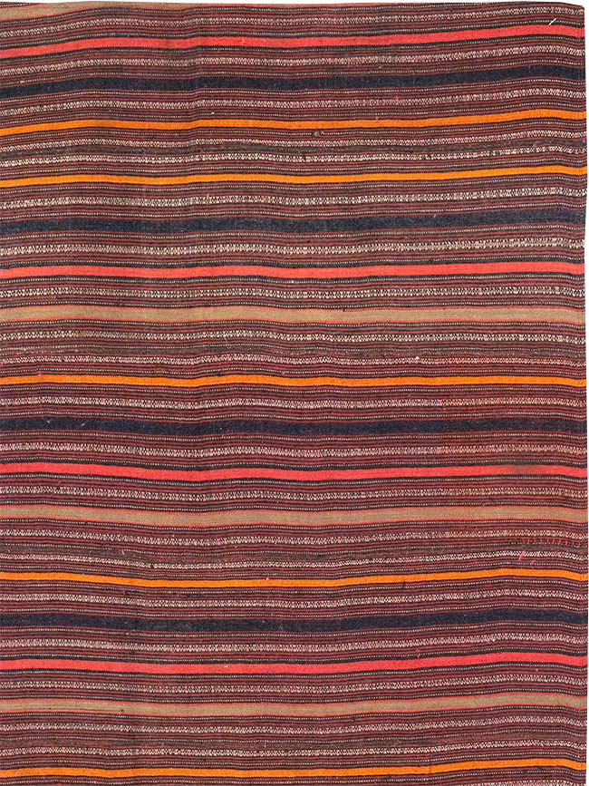Vintage Turkish Flatweave Kilim Rug, No.33121 - Gss