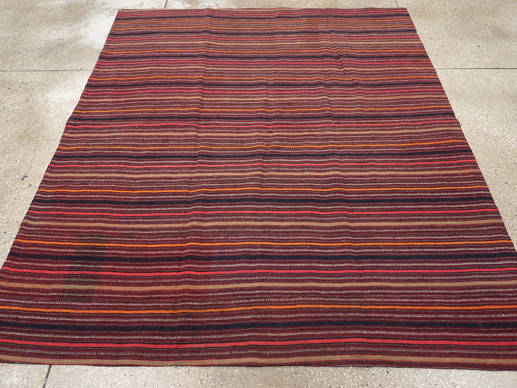 Vintage Turkish Flatweave Kilim Rug, No.33121 - Gss