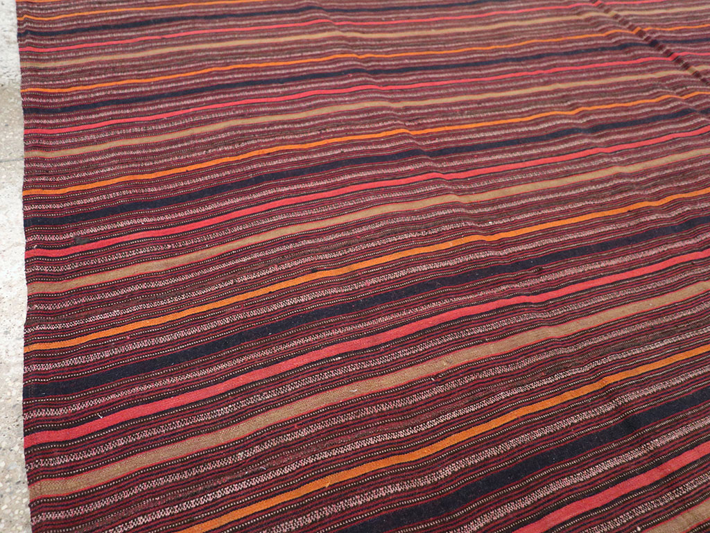 Vintage Turkish Flatweave Kilim Rug, No.33121 - Gss