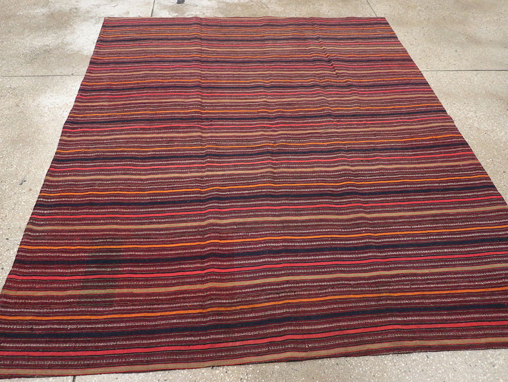Vintage Turkish Flatweave Kilim Rug, No.33121 - Gss