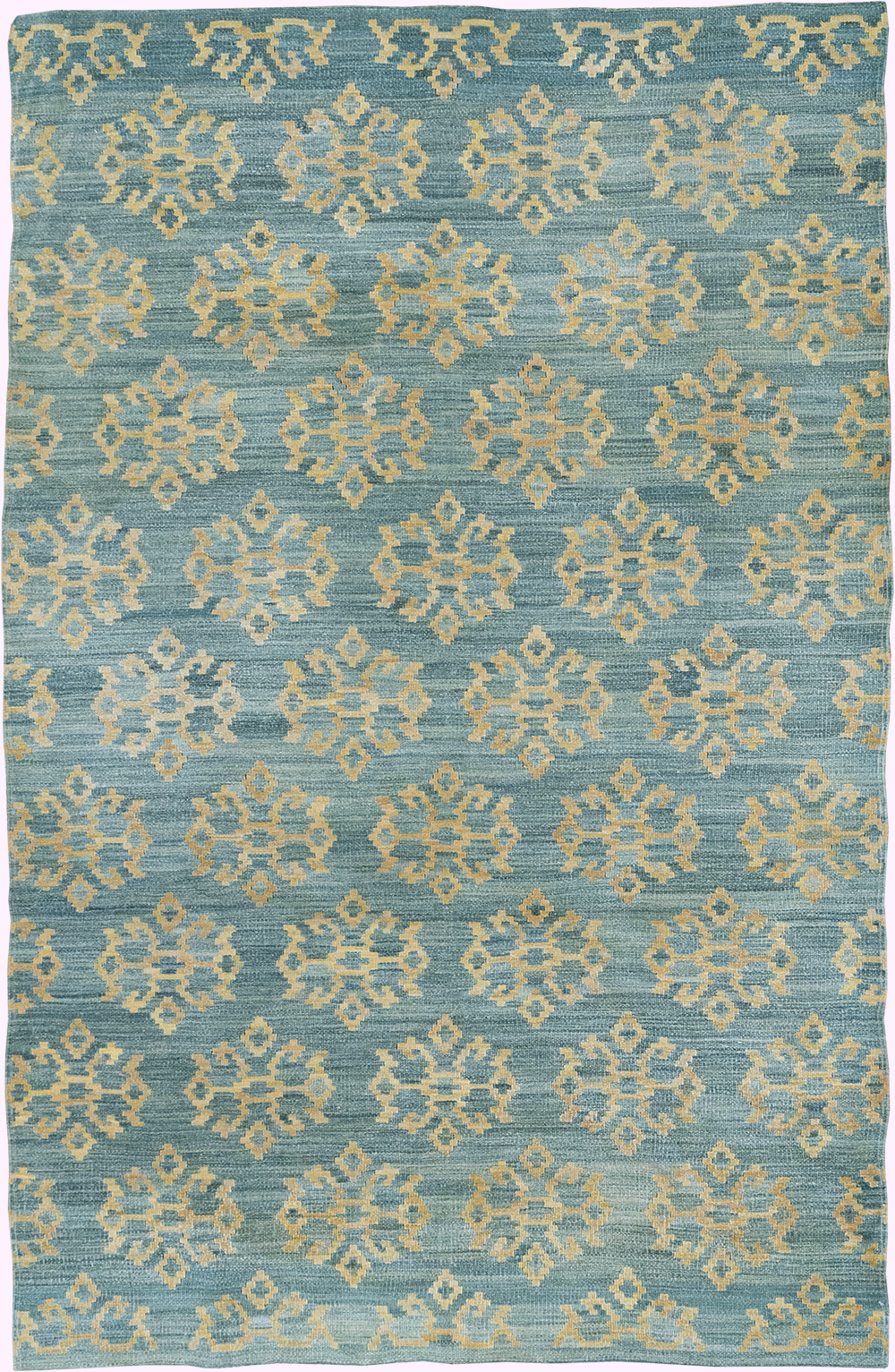 Modern Turkish Flatweave Kilim Accent Rug, No.33124 - Gss