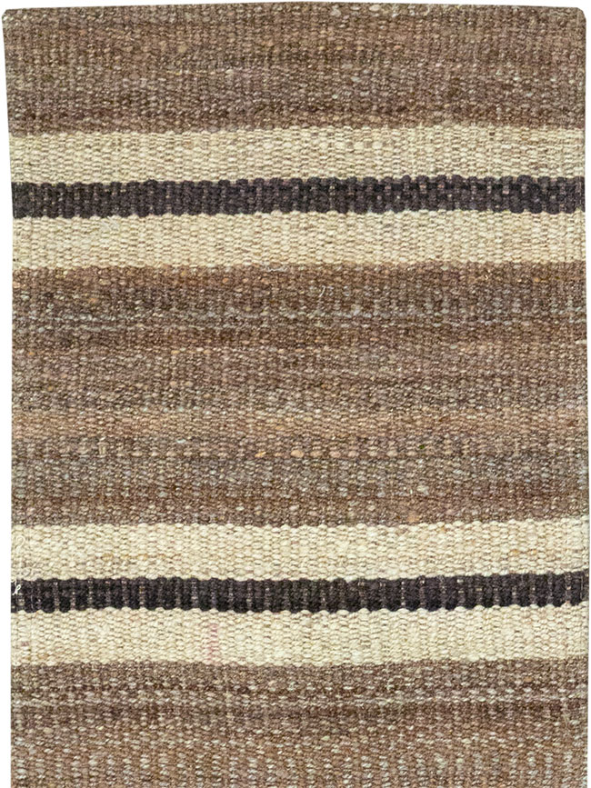Vintage Turkish Flatweave Kilim Runner, No.33125 - Gss