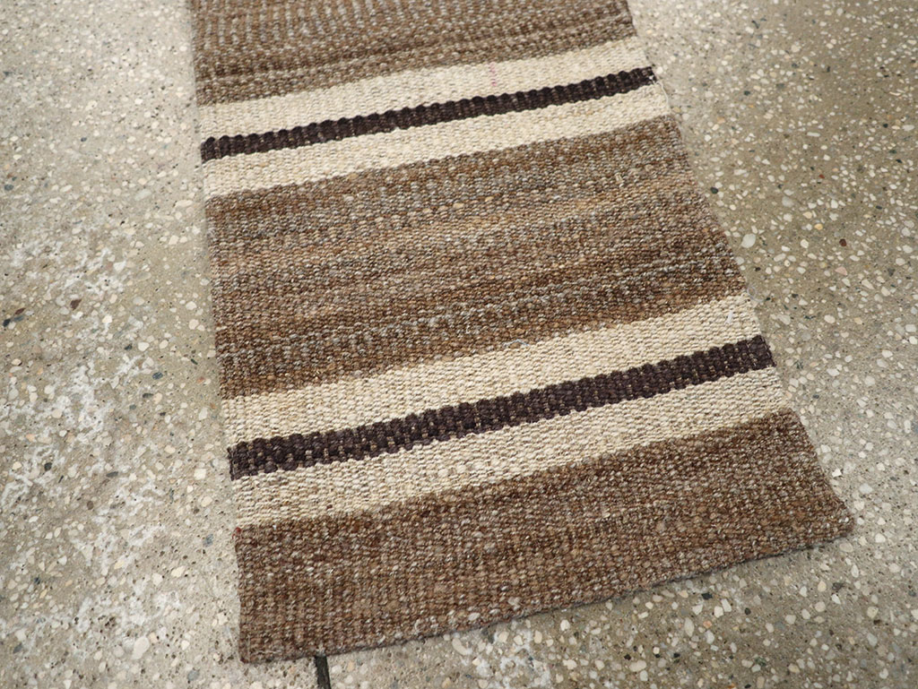 Vintage Turkish Flatweave Kilim Runner, No.33125 - Gss