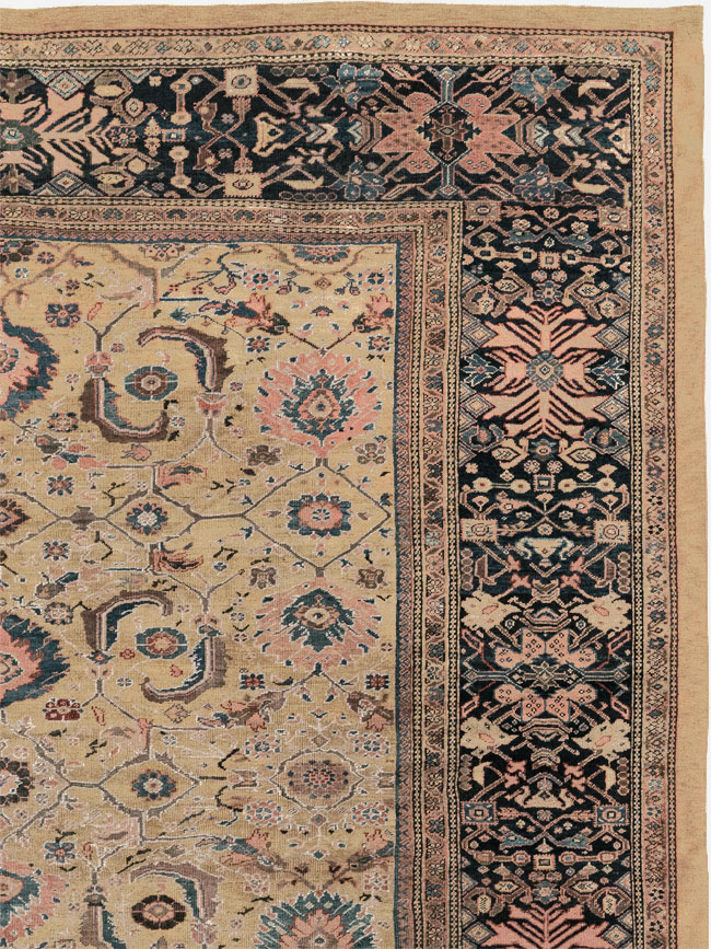 Antique Persian Sultanabad Room Size Carpet, No.33126 - Gss