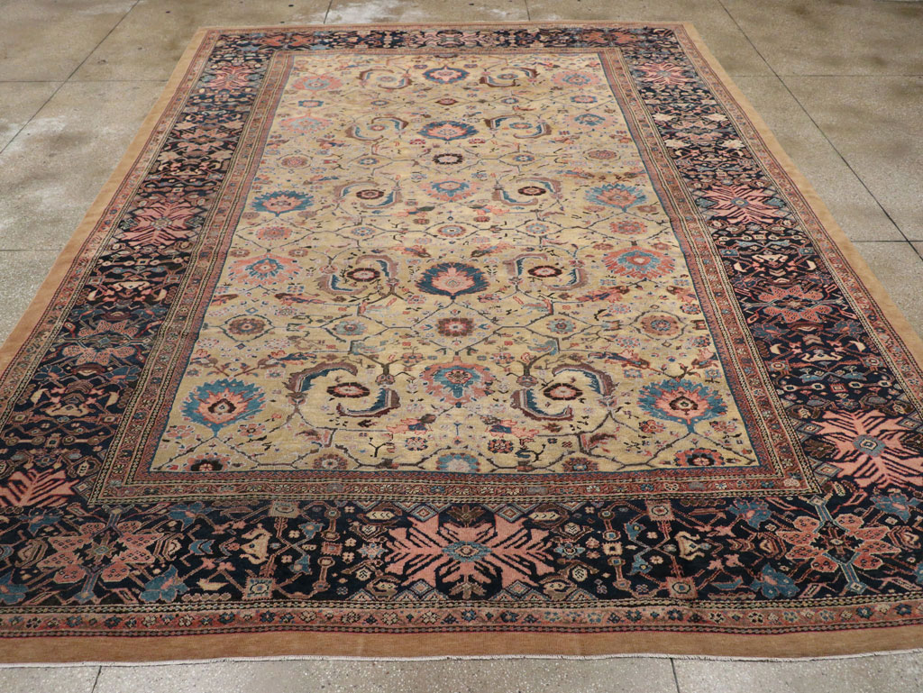 Antique Persian Sultanabad Room Size Carpet, No.33126 - Gss