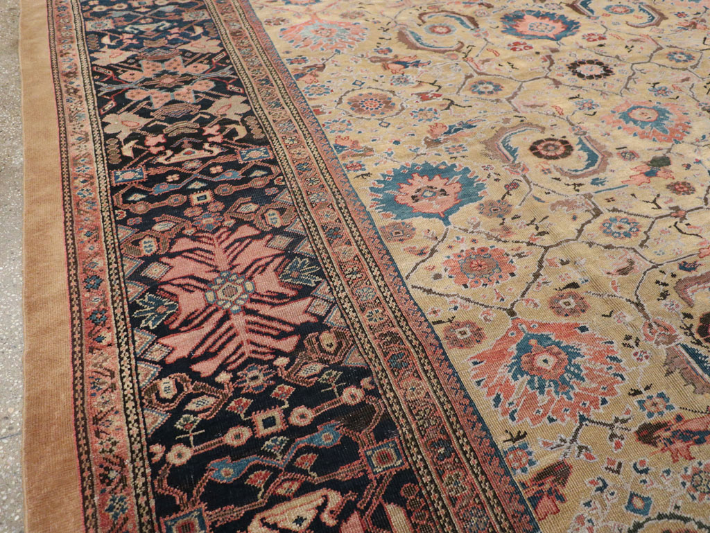 Antique Persian Sultanabad Room Size Carpet, No.33126 - Gss