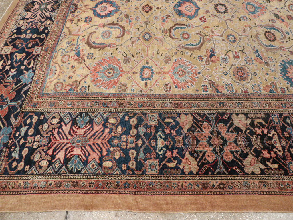 Antique Persian Sultanabad Room Size Carpet, No.33126 - Gss