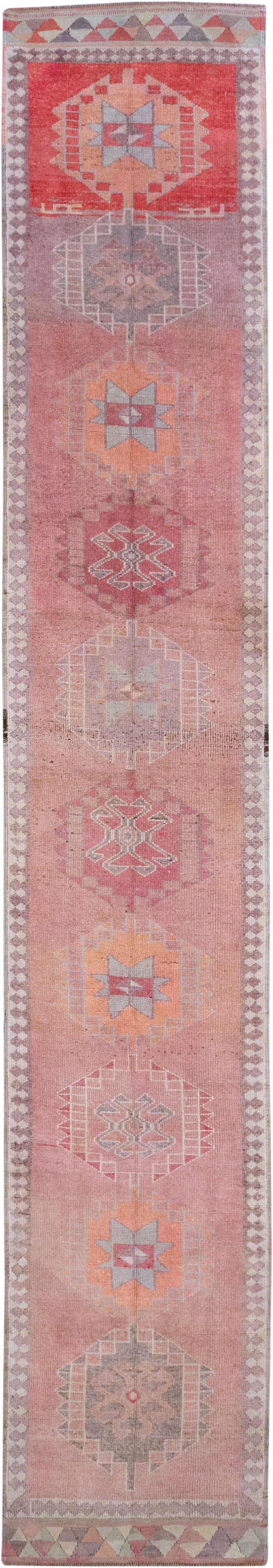 Vintage Turkish Anatolian Long Runner, No.33134 - Gss