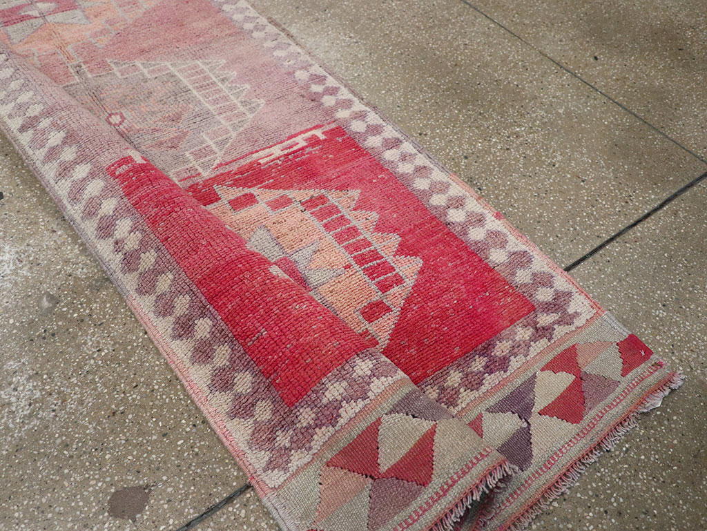 Vintage Turkish Anatolian Long Runner, No.33134 - Gss