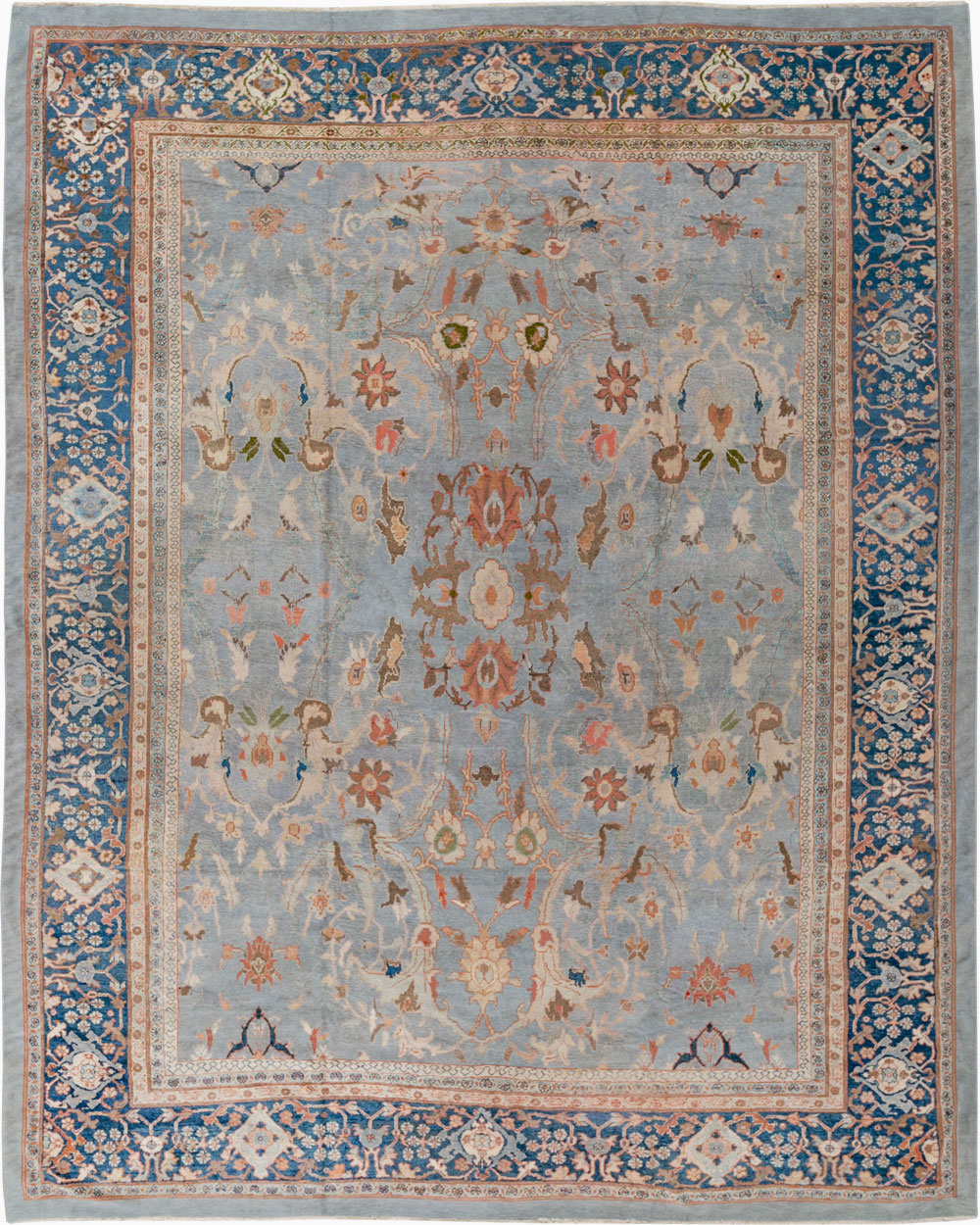 Antique Persian Mahal Large Carpet, No.33135 - Gss