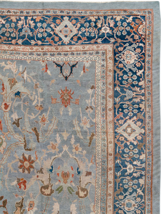 Antique Persian Mahal Large Carpet, No.33135 - Gss