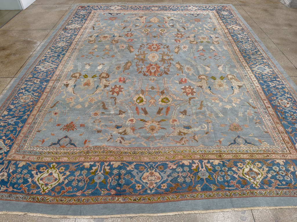 Antique Persian Mahal Large Carpet, No.33135 - Gss