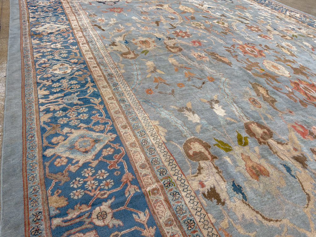 Antique Persian Mahal Large Carpet, No.33135 - Gss