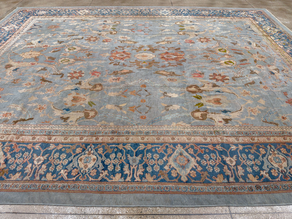 Antique Persian Mahal Large Carpet, No.33135 - Gss