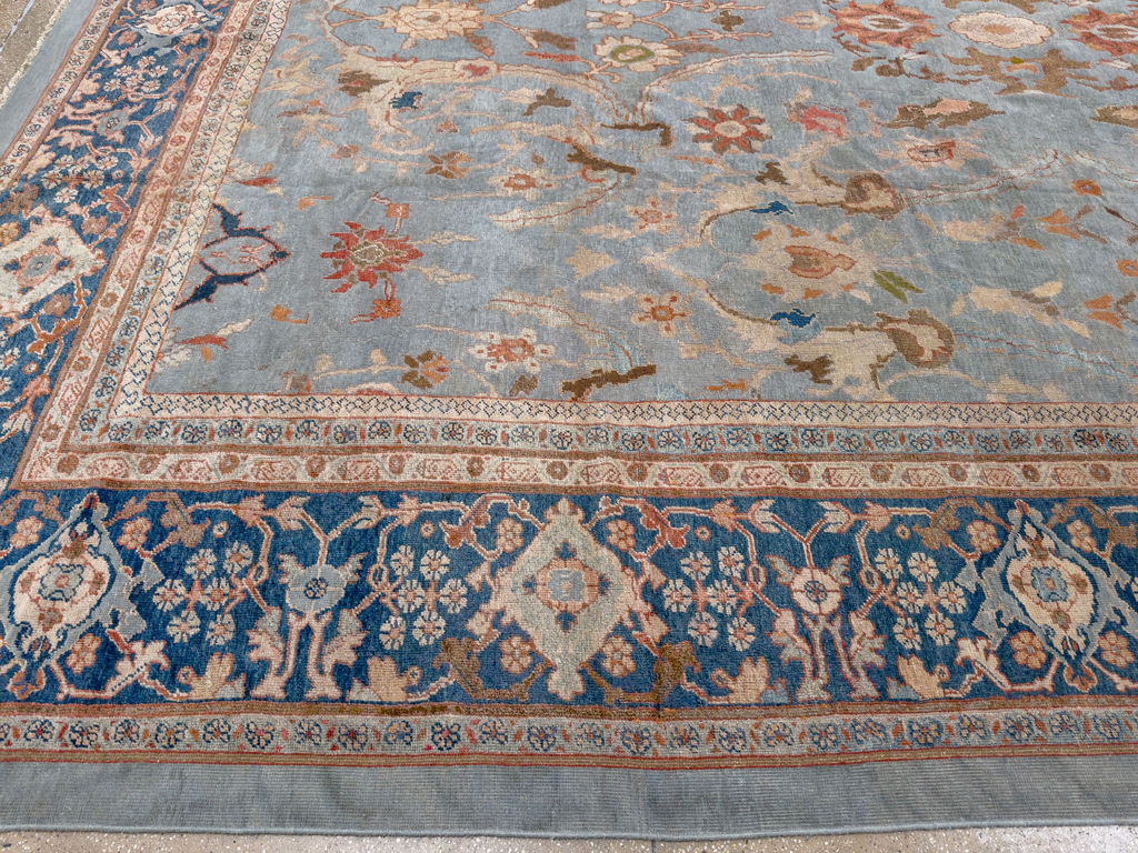 Antique Persian Mahal Large Carpet, No.33135 - Gss