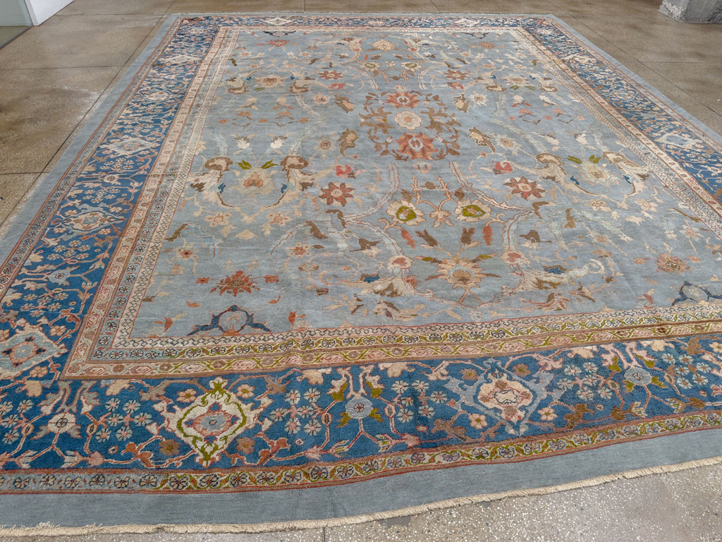 Antique Persian Mahal Large Carpet, No.33135 - Gss
