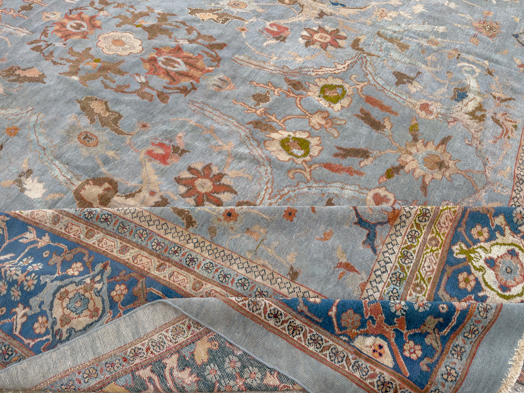 Antique Persian Mahal Large Carpet, No.33135 - Gss