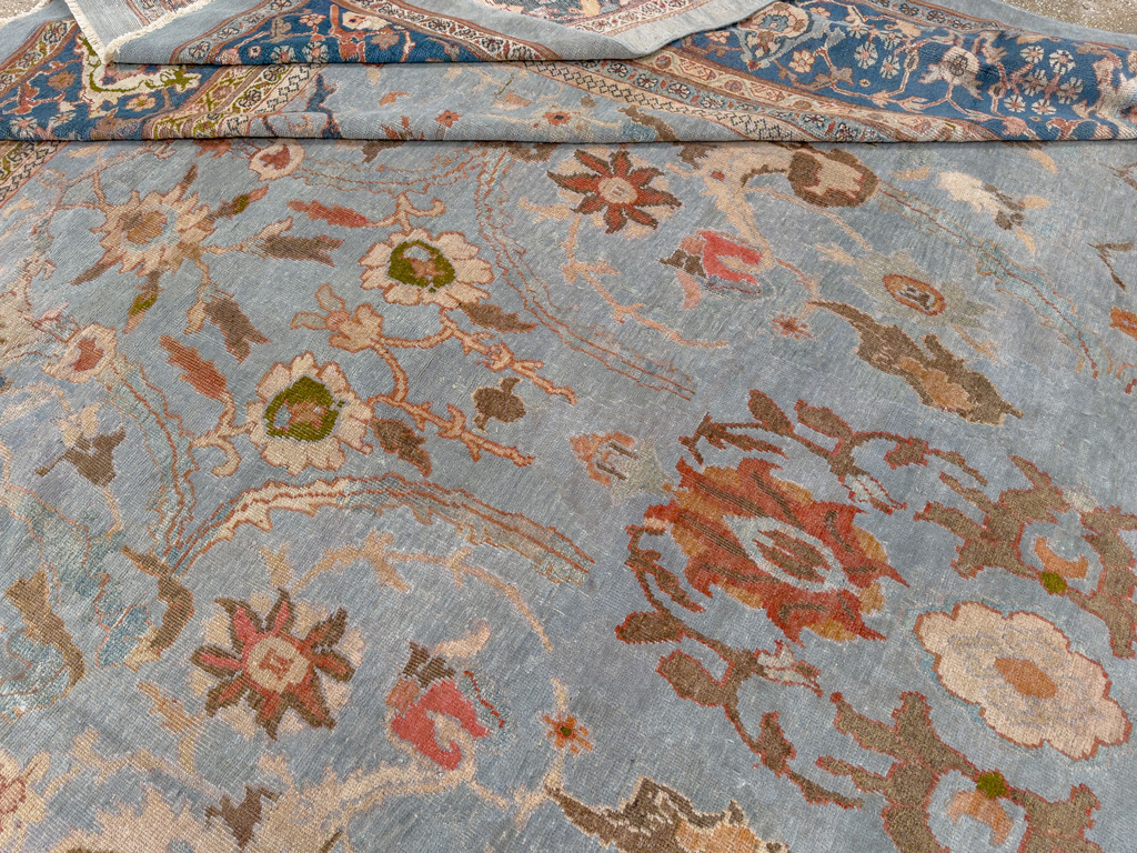 Antique Persian Mahal Large Carpet, No.33135 - Gss