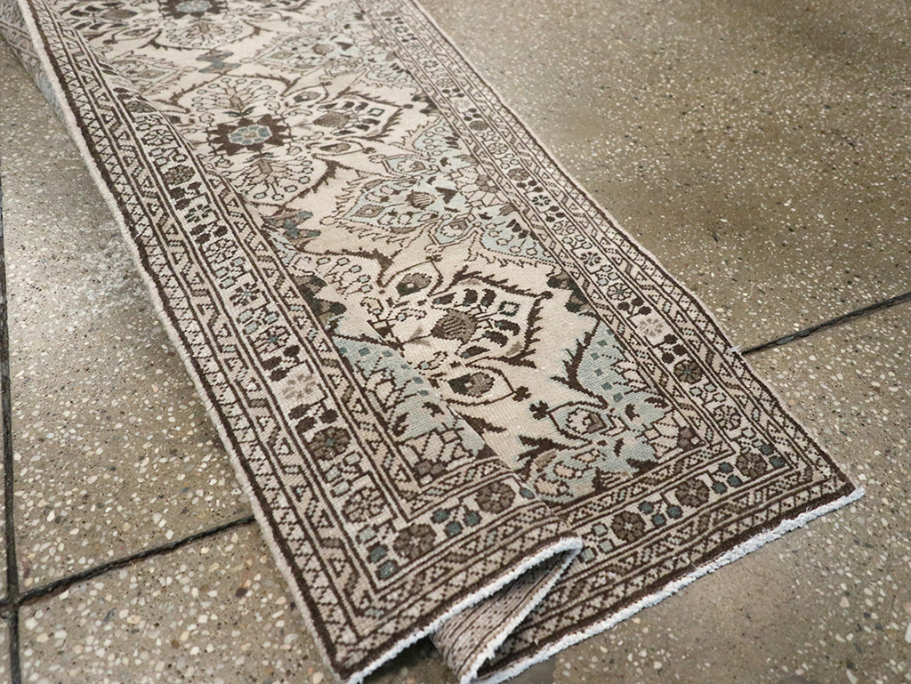 Vintage Persian Malayer Long Runner, No.33136 - Gss
