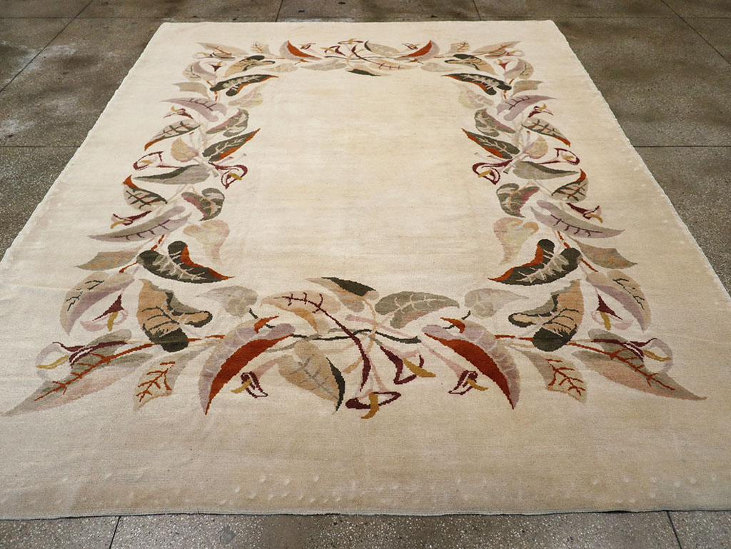 Mid-20th Century Art Deco Carpet By Olga Fisch, No.33138 - Gss