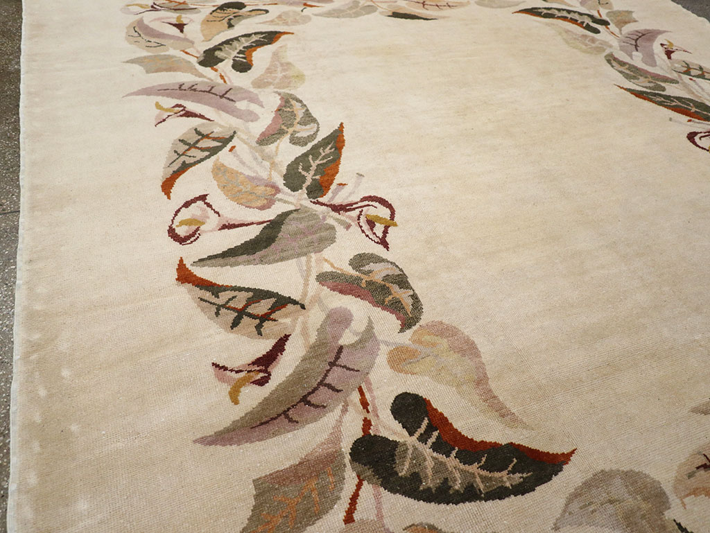 Mid-20th Century Art Deco Carpet By Olga Fisch, No.33138 - Gss