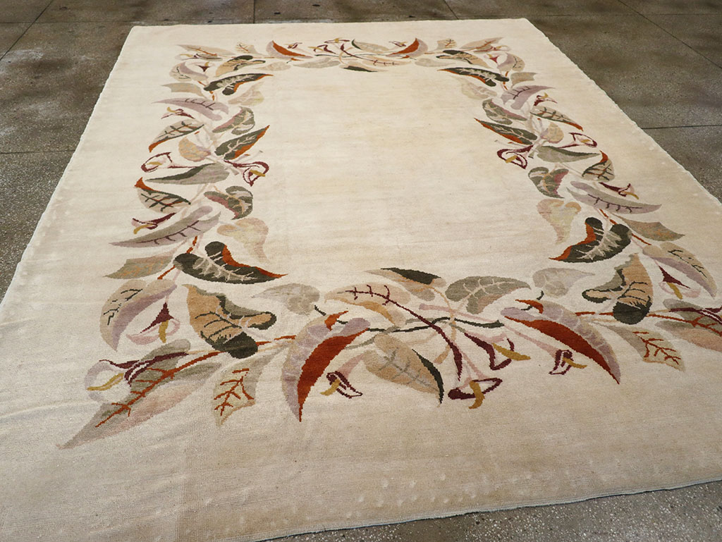 Mid-20th Century Art Deco Carpet By Olga Fisch, No.33138 - Gss