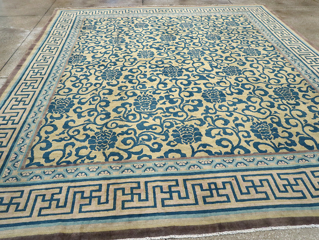 Antique Chinese Peking Room Size Carpet, No.33141 - Gss