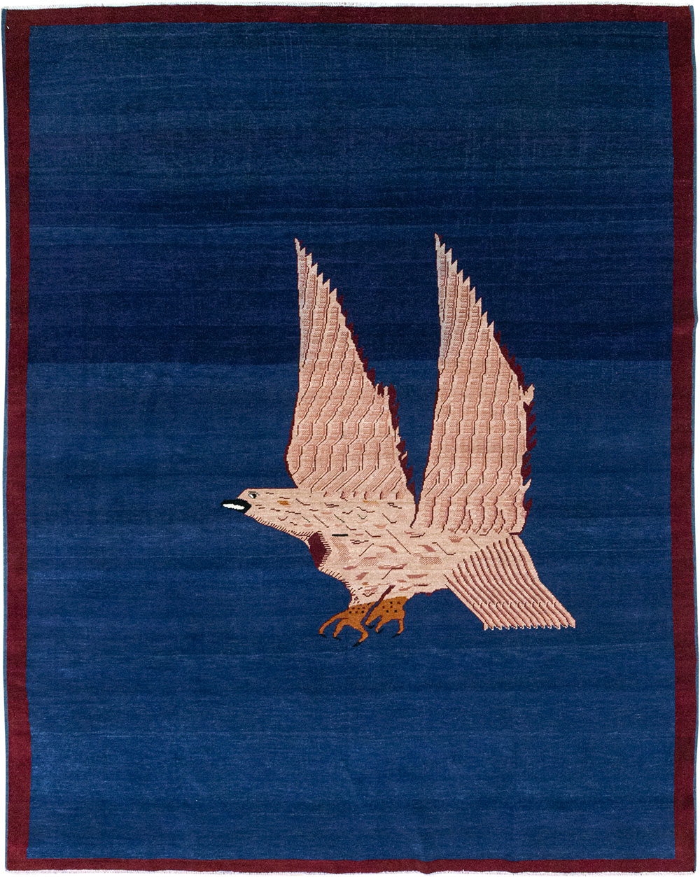 Vintage Turkish Pictorial Room Size Carpet, No.33143 - Gss