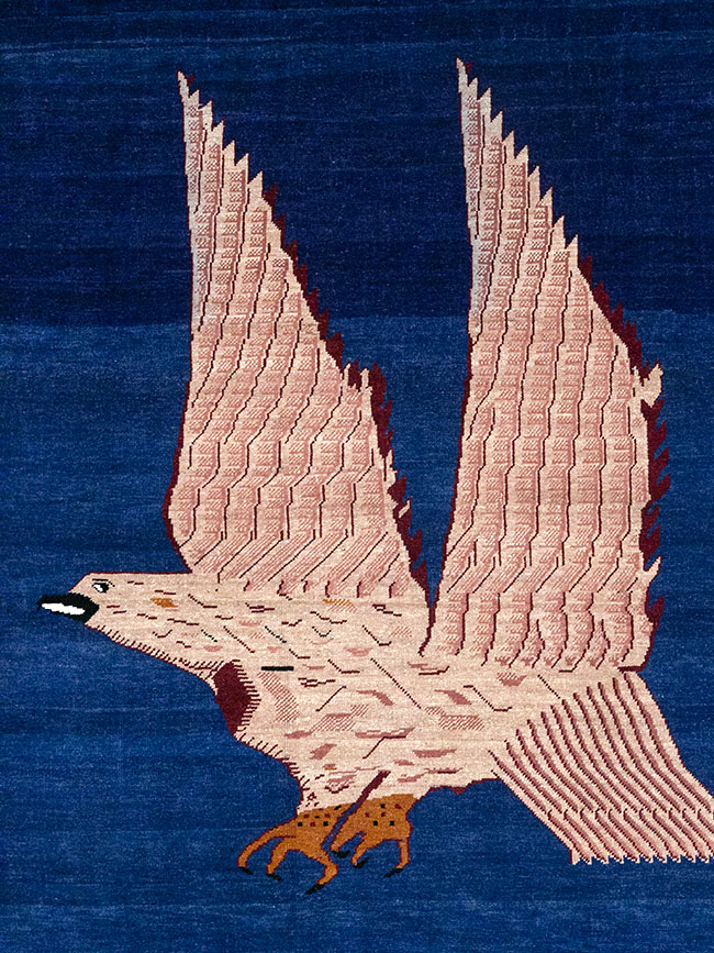 Vintage Turkish Pictorial Room Size Carpet, No.33143 - Gss