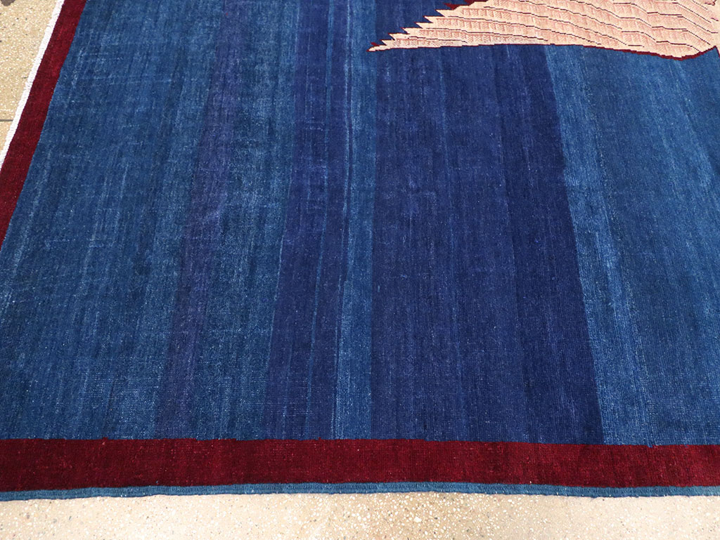 Vintage Turkish Pictorial Room Size Carpet, No.33143 - Gss