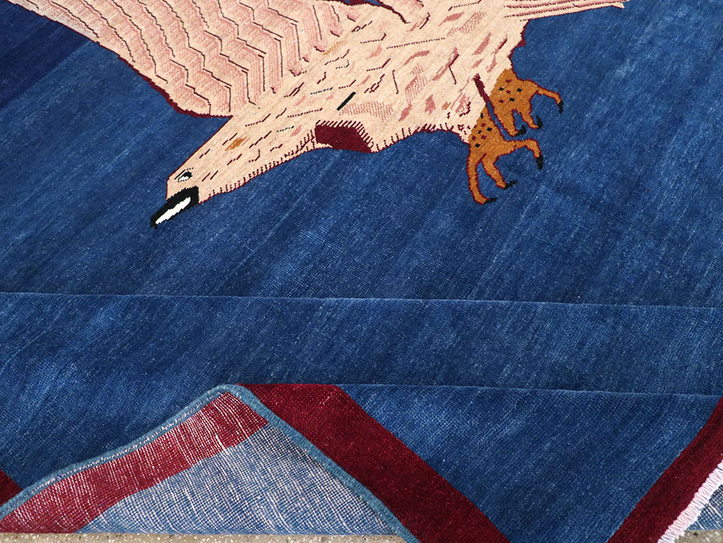 Vintage Turkish Pictorial Room Size Carpet, No.33143 - Gss