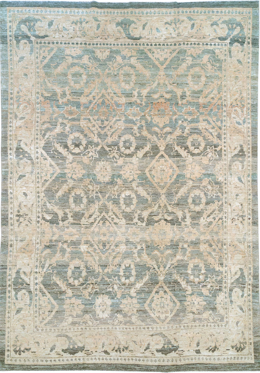 Modern Persian Mahal Room Size Carpet, No.33147 - Gss