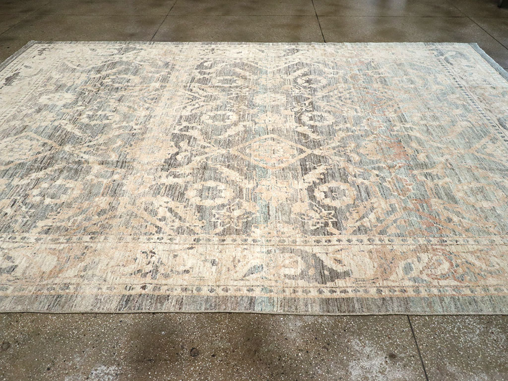 Modern Persian Mahal Room Size Carpet, No.33147 - Gss