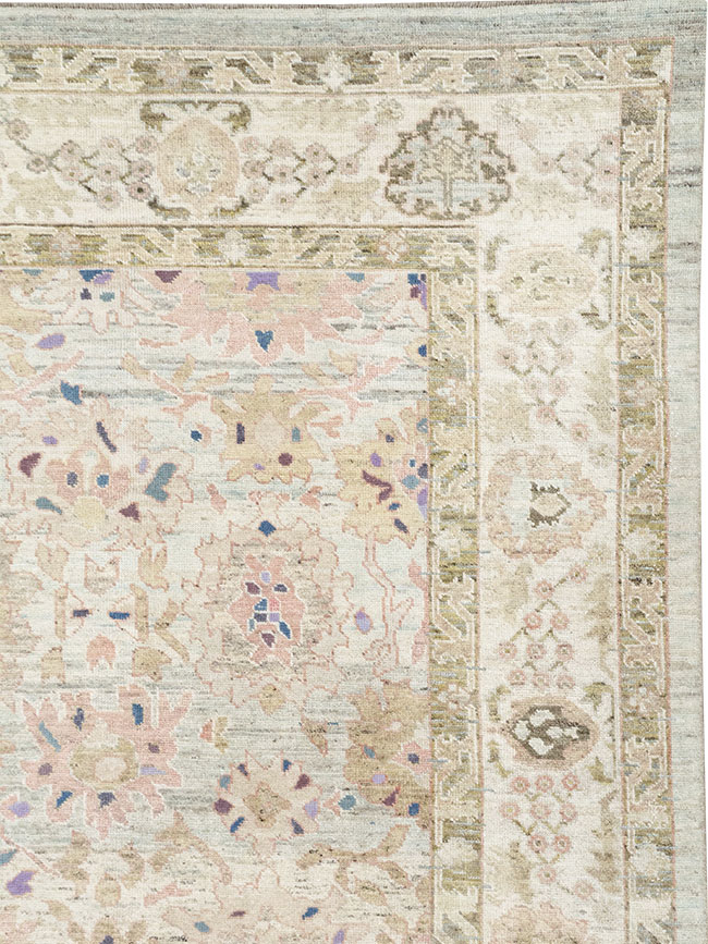 Modern Turkish Oushak Large Room Size Carpet, No.33148 - Gss
